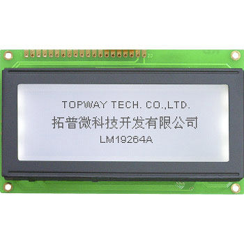 Modulo di visualizzazione grafico - LM19264ACW - TOPWAY LCD - LCD / monocromatico / 192 x 64
