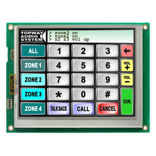 Modulo di visualizzazione intelligente - HMT056ATA-C - TOPWAY LCD - LCD / con touch screen resistivo / alfanumerico