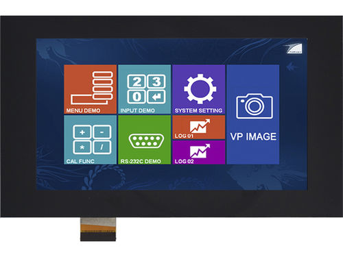 Modulo di visualizzazione TFT LCD - LMT070FNMFWA-NND-1 - TOPWAY LCD - a colori / 1024 x 600 / grandangolare
