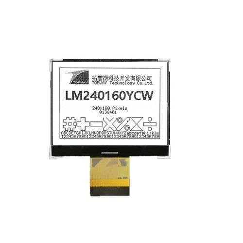 Display informativo LED - LM240160YCW - TOPWAY LCD - LCD / con touch screen capacitativo / grafico