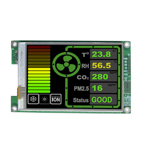 Modulo di visualizzazione intelligente - HMT035CTB-C - TOPWAY LCD - TFT LCD / con touch screen resistivo / a colori
