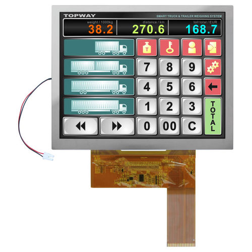 Modulo di visualizzazione LED - TM080TDGP01 - TOPWAY LCD - TFT LCD / LCD/ISTN / touch screen
