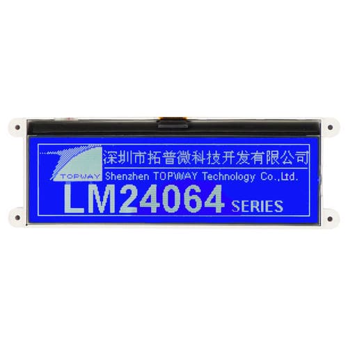 Modulo di visualizzazione LCD - LM24064JFW - TOPWAY LCD - grafico / monocromatico / a matrice di punti
