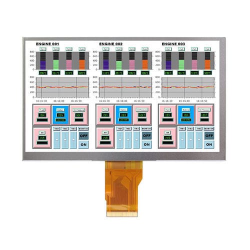 Modulo di visualizzazione TFT LCD - LMT070DNCFWD - TOPWAY LCD - a colori / 800 x 480 / 7"