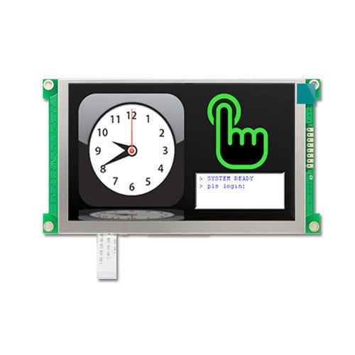 Display TFT LCD - LMT050DNCFWU-NWN - TOPWAY LCD - a colori / 800 x 480 / 5"