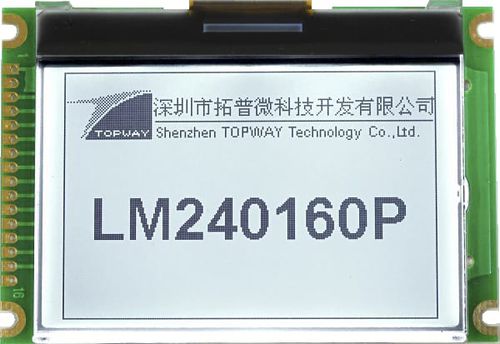 Display LCD - LM240160PCW - TOPWAY LCD - grafico / monocromatico / industriale