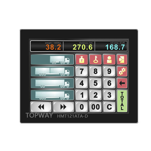 Display intelligente - HMT121ATA-D - TOPWAY LCD - TFT LCD / con touch screen capacitativo / a colori
