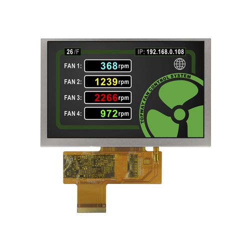 Modulo di visualizzazione TFT LCD - LMT050DNCFWU-3 - TOPWAY LCD - a colori / 800 x 480 / 5"