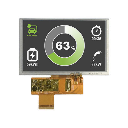 Modulo di visualizzazione TFT LCD - LMT050DNCFWU-NNA - TOPWAY LCD - con touch screen resistivo / a colori / 800 x 480