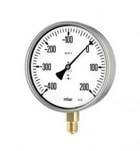 Manometro analogico - KP160 - Manometer Preiss EMPEO-KBM OHG - filettato / in acciaio inossidabile / a capsula