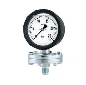 Manometro in glicerina - PLGL100 - Manometer Preiss EMPEO-KBM OHG - analogico / filettato / in acciaio inossidabile