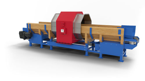 Rilevatore di metalli a tunnel - TRANSTRON HL - Mesutronic GmbH - con trasportatore / ad alta precisione / per l'industria del legno