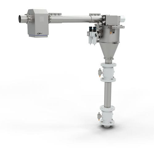 Rilevatore di metalli per prodotti sfusi - P-TRON 07 GM - Mesutronic GmbH - per trasporto pneumatico / ad alta precisione / con separatori per applicazioni