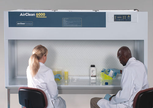 Cabina a flusso laminare orizzontale - Class 100, max. 96 x 30 x 37" | AC HLF series - AirClean Systems