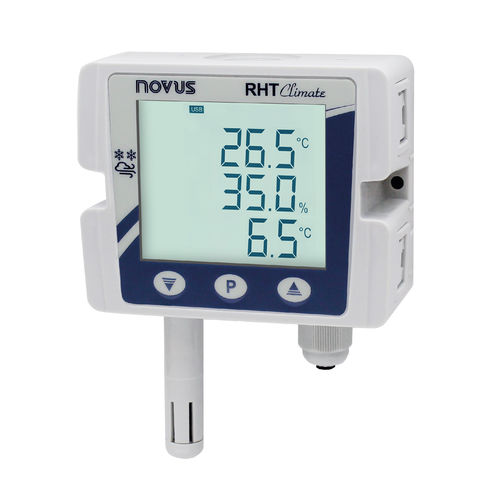 Sensore di temperatura e di umidità relativa - RHT Climate - Novus Automation - assoluta / a parete / installato su condotto