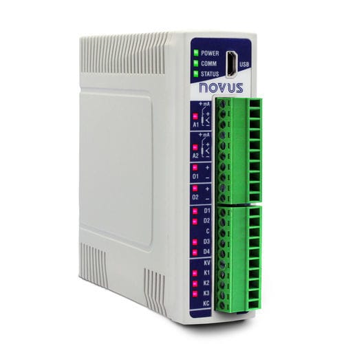 Sistema di I/O digitale - DigiRail NXProg - Novus Automation - analogico / Ethernet / Modbus RTU