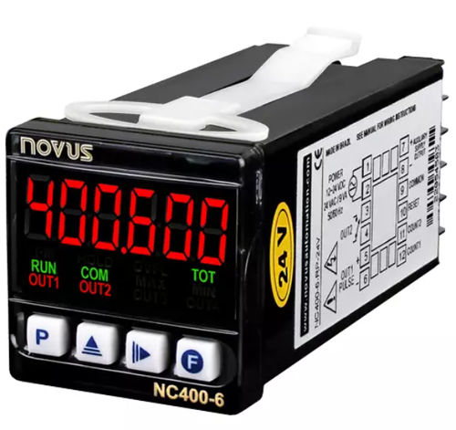 Contaimpulsi - NC400-6 - Novus Automation - per batch / digitale / a 6 cifre