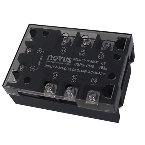 Relè statico 32 V DC - SSR - Novus Automation - trifase / con indicatore a LED