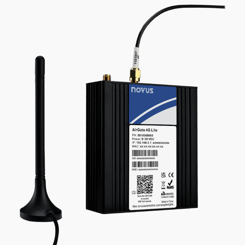 Gateway industriale - AirGate 4G Lite - Novus Automation - IoT / Ethernet / RS232
