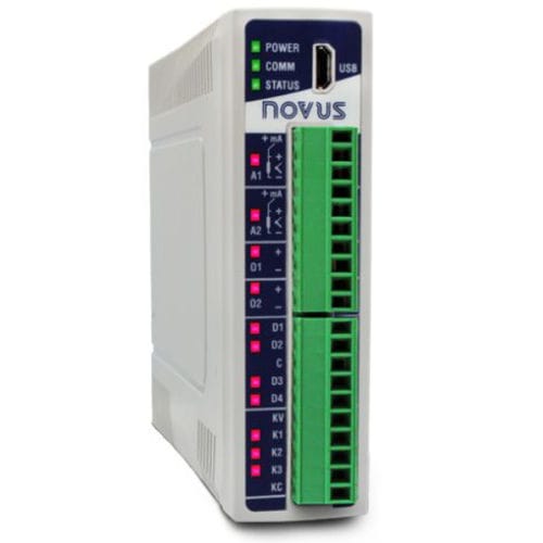 Sistema di I/O digitale - DigiRail Connect - Novus Automation - analogico / Ethernet / Modbus RTU