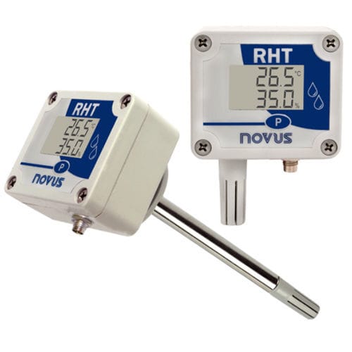 Sensore di temperatura e di umidità relativa - RHT-485-LCD - Novus Automation - Modbus RTU / 12 VDC / IP65