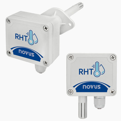 Sensore di temperatura e di umidità relativa - RHT series  - Novus Automation - con montaggio a parete / 4-20 mA / USB