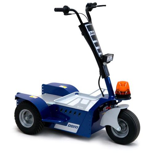 Trainatore elettrico - DDM - ZALLYS - a 3 ruote / con conducente in piedi / compatto