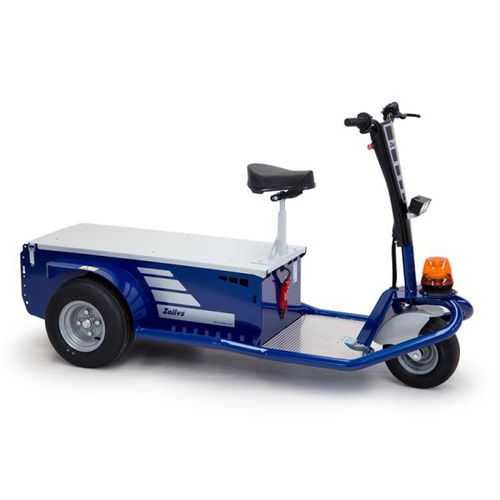 Trainatore elettrico - JACK L 1200W series - ZALLYS - a 3 ruote / con conducente seduto / compatto