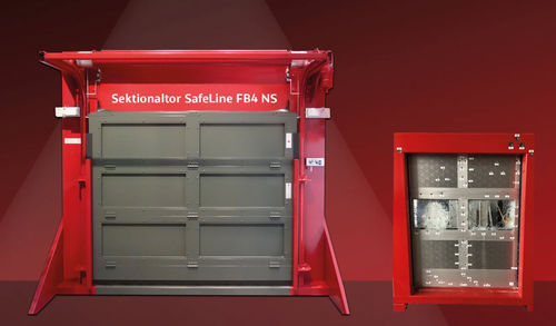 Cancello sezionale - FB4 NS - Jansen Tore GmbH & Co.KG - a comando elettrico / alta sicurezza