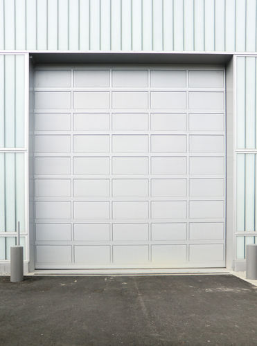 Cancello sezionale - ACOUSTICLINE 29-35 DB - Jansen Tore GmbH & Co.KG - verticale / industriale / in acciaio galvanizzato