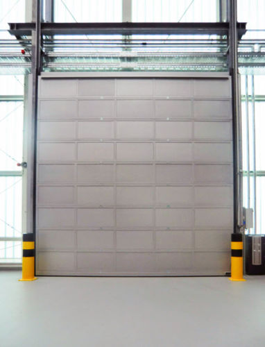 Cancello insonorizzato - 39-42 DB - Jansen Tore GmbH & Co.KG - sezionale / verticale / industriale