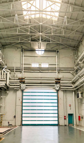 Porta sezionale - SUNLINE 44 - Jansen Tore GmbH & Co.KG - in policarbonato / industriale / per hangar
