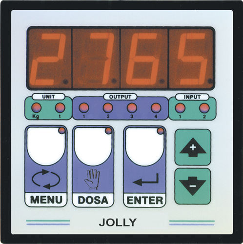 Indicatore di peso digitale - Jolly 2/4 - LAUMAS Elettronica - con display LED / a parete / ad incastro