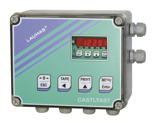 Indicatore trasmettitore di peso con display LED - TLS 485  - LAUMAS Elettronica - su guida DIN / IP67