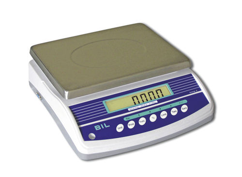 Bilancia contapezzi - BIL series  - LAUMAS Elettronica - con display LCD / in acciaio inossidabile / con batteria