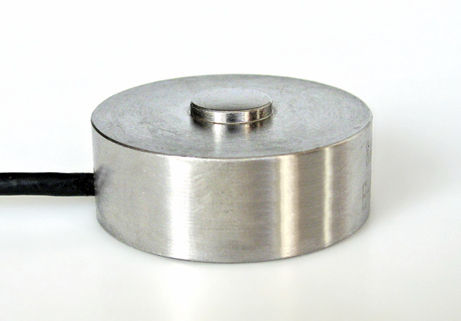 Cella di carico a compressione - CK series  - LAUMAS Elettronica - a bottone / per ponte estensimetrico / in acciaio inossidabile