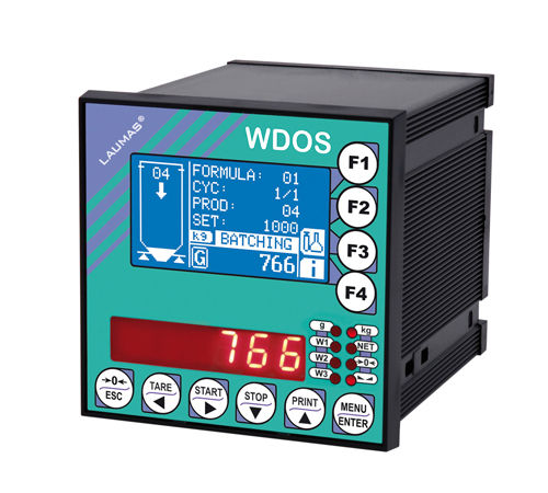 Indicatore di peso con display LED - WDOS series - LAUMAS Elettronica - con display grafico LCD / ad incastro / IP54