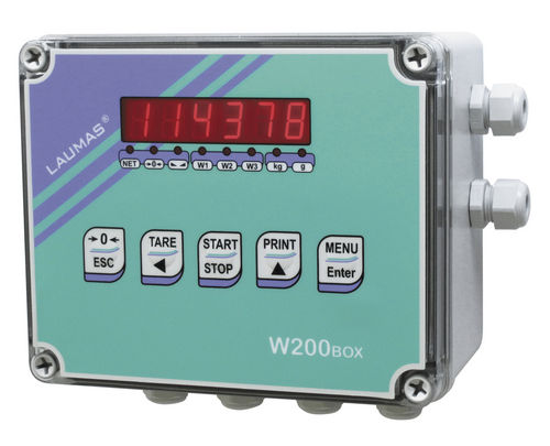 Indicatore di peso digitale - W200BOX - LAUMAS Elettronica - con display LED / a parete / multifunzione