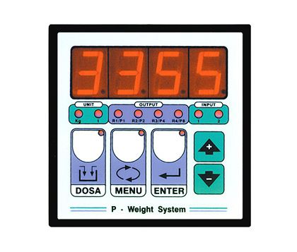Indicatore di peso digitale - PWS  - LAUMAS Elettronica - con display LED / a parete / ad incastro