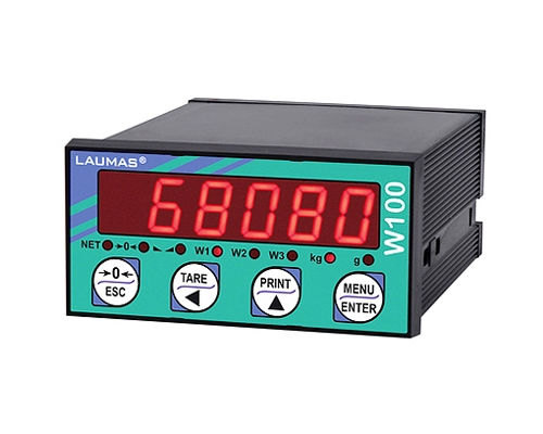 Indicatore di peso con display LED - W100 RIP 	  - LAUMAS Elettronica - ad incastro / IP54 / a distanza