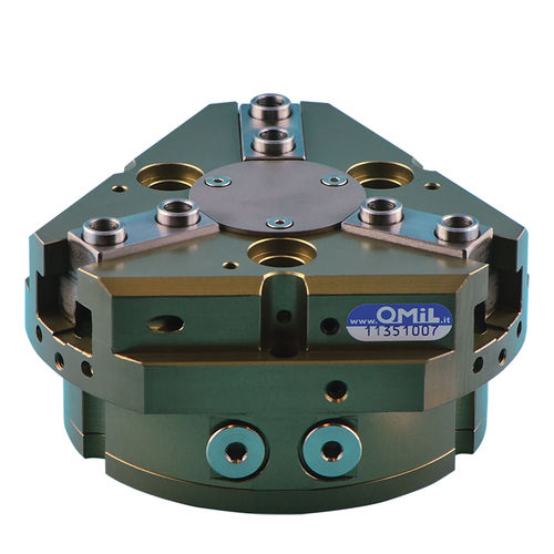 Pinza di presa pneumatica - PZP - OMIL - concentrica / a 3 griffe / per sistema di manipolazione