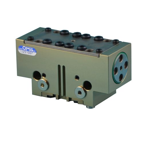 Pinza di presa pneumatica - GSO - OMIL - parallela / a 2 griffe / per grandi pezzi