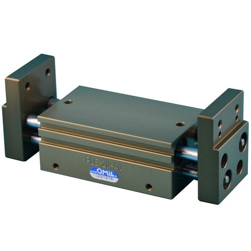 Pinza di presa pneumatica - PLE - OMIL - concentrica / a 2 griffe / a corsa lunga