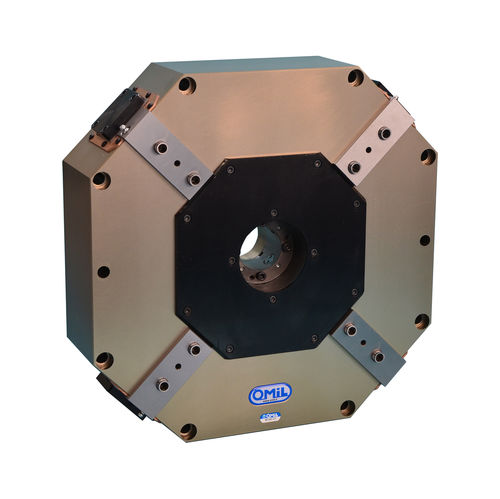 Pinza di presa pneumatica - MCX 400-DPB - OMIL - concentrica / a 4 griffe / per carichi pesanti