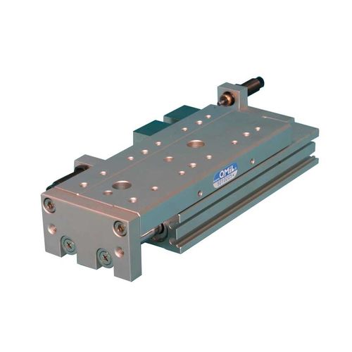 Attuatore pneumatico - MSR - OMIL - lineare / a doppio effetto / in acciaio