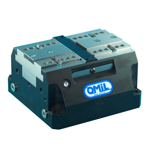Morsa per macchina utensile - CFB-OJ - OMIL - pneumatica / a basso profilo / a molla
