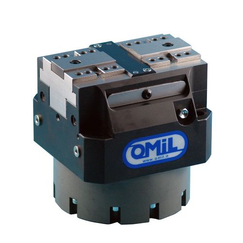 Morsa per macchina utensile - CFB-MC - OMIL - pneumatica / a molla / autocentrante