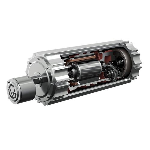 Mototamburo per applicazioni igieniche - SSV TM100 - SSV TM215 - Van der Graaf - monofase/trifase / a comandi / per trasportatore a nastro