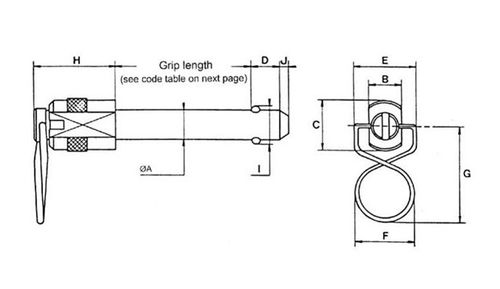 Spina a sgancio rapido doppia azione - 18, 89 series - Specialty & Fasteners Components