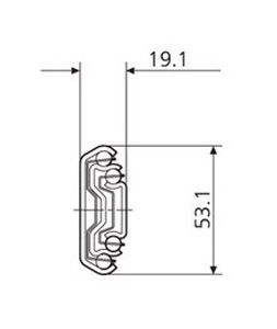 Slitta a estensione totale - 5343 - Specialty & Fasteners Components - telescopica / per cassetto / con bloccaggio